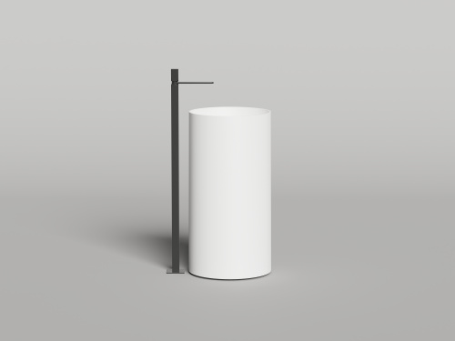 Раковина из искусственного камня Salini ARMONIA 130421M 45х45 напольная цвет белый - фото 3